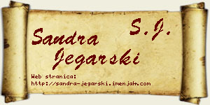 Sandra Jegarski vizit kartica